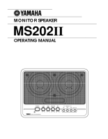 Yamaha MS-202_Mk2 - Owners Manual 
